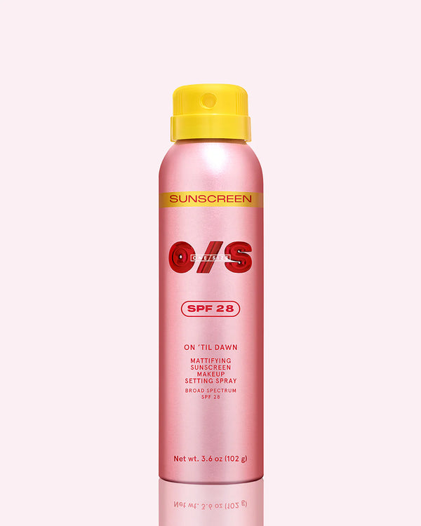 On ‘Til Dawn Mattifying Sunscreen Makeup Setting Spray SPF 28