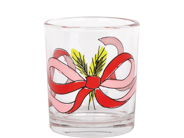 0.2-Liter Juice Glass with Christmas Bow