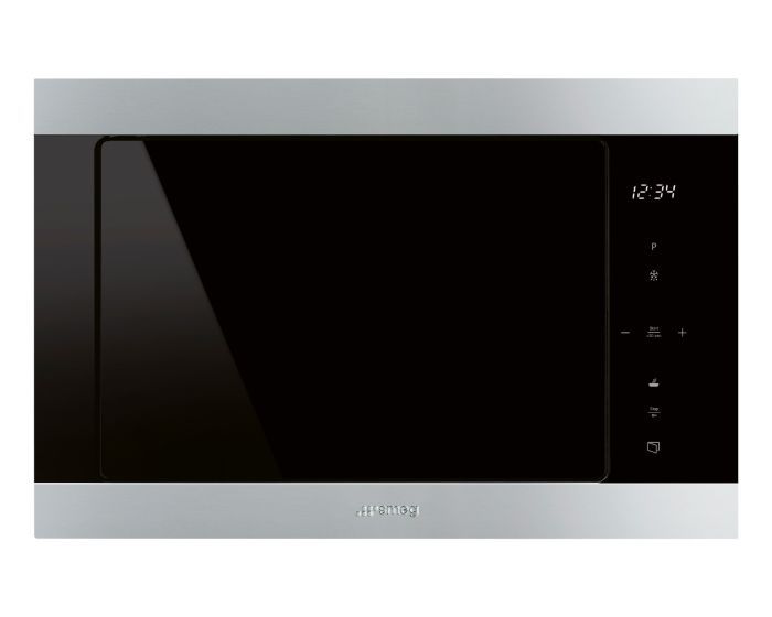 Smeg Built In Microwave Oven with Grill, 60cm, FMI325X