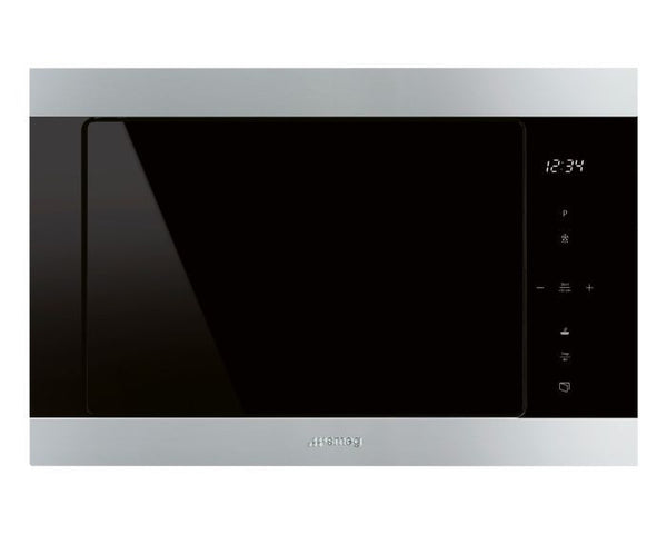 Smeg Built In Microwave Oven with Grill, 60cm, FMI325X