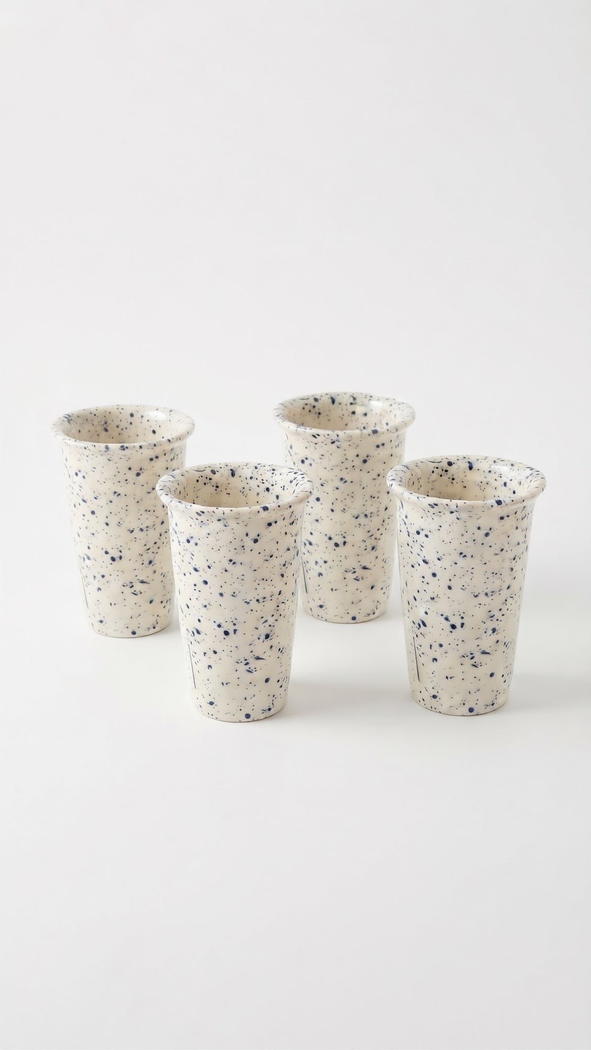 designed by tiff speckled shot glasses set of 4