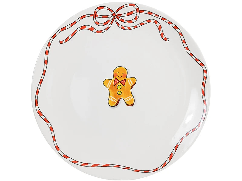 Plate 26cm Christmas Gingerbread man