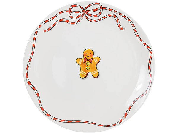 Plate 26cm Christmas Gingerbread man