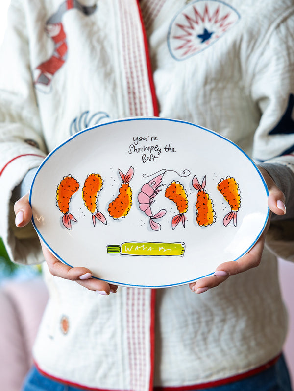 Blond Amsterdam Oval Plate 27cm Blond Sushi You're shrimply the best
