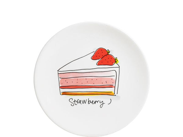Blond Amsterdam Plate 18 cm Strawberry