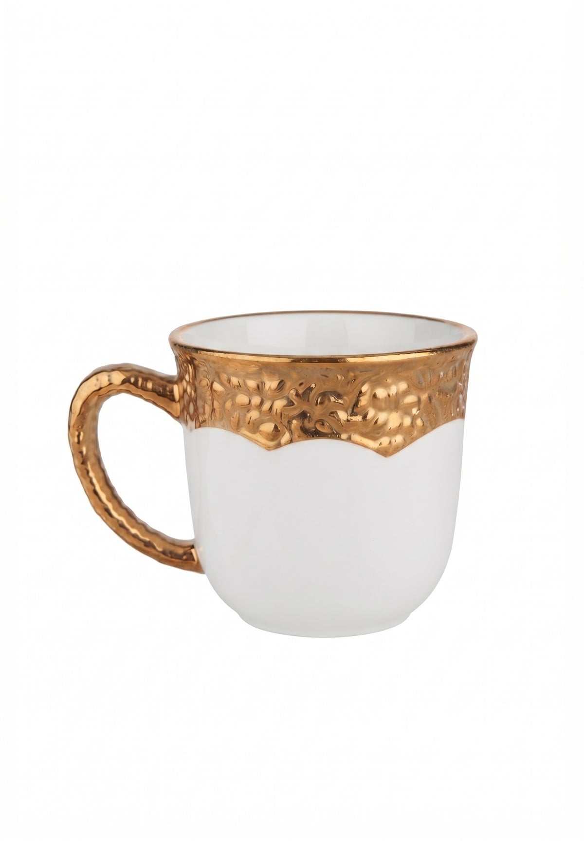 Mug white x gold