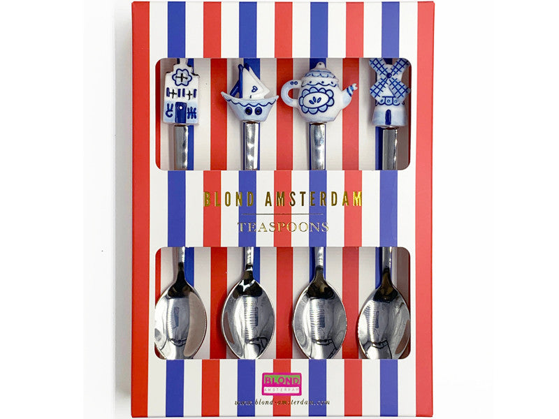 Teaspoon set of 4 Delfts Blond
