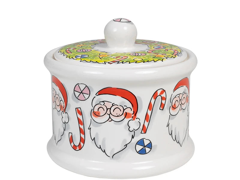 Stockpot round 12.5cm Christmas Santa