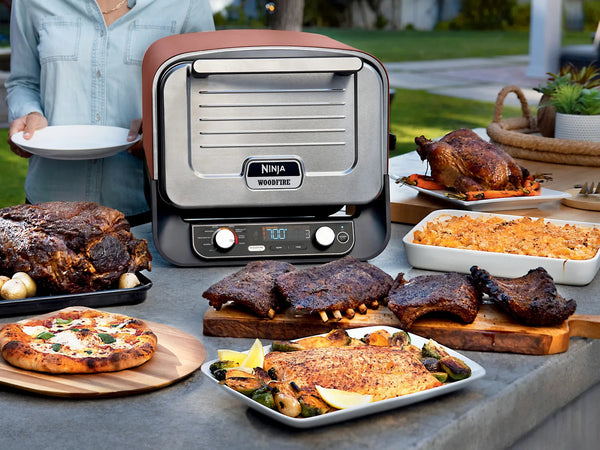 Ninja Woodfire Electric Outdoor Oven, Artisan Pizza Maker and BBQ Smoker OO101UK