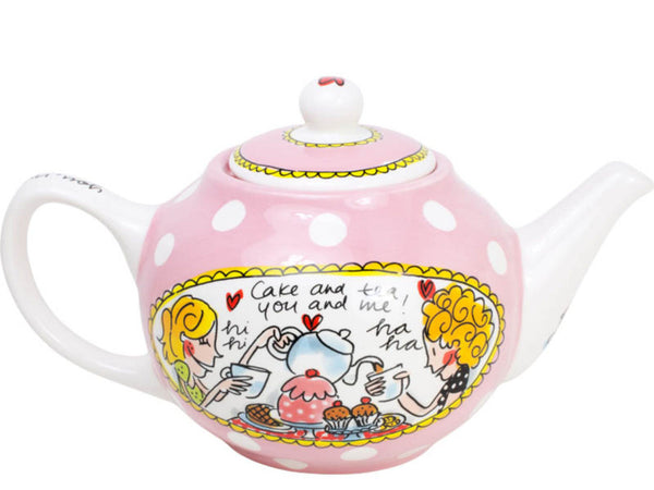 Teapot Round 1.5L Dot