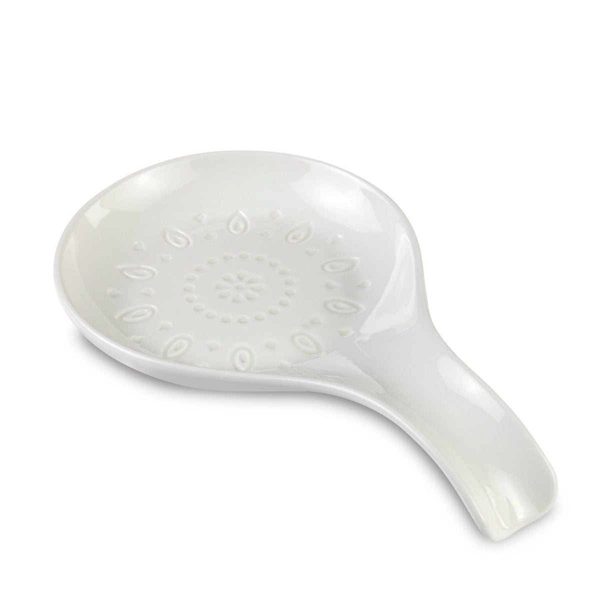 euro ceramica fez spoon rest white
