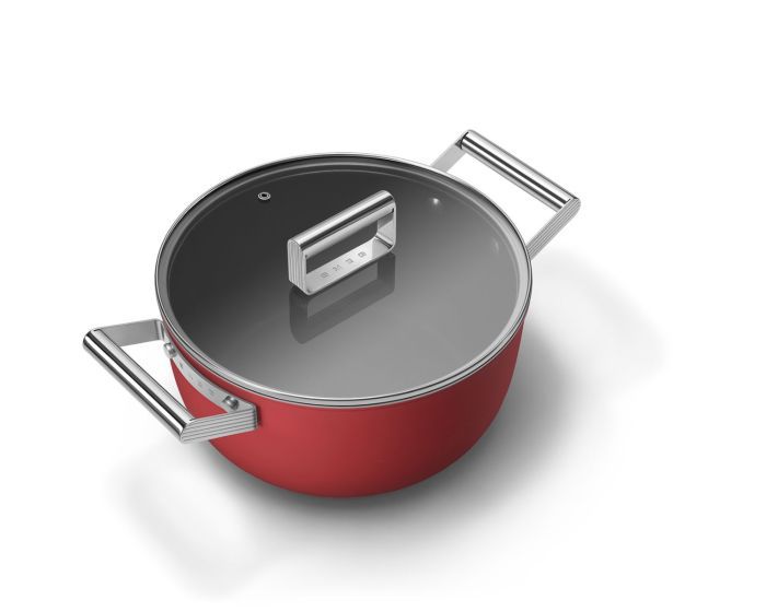 Smeg Casserole + Lid, 24cm