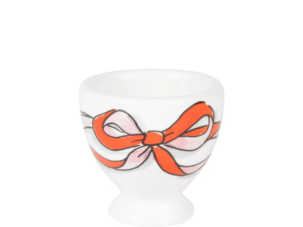 Egg Cup on a Stand with Christmas