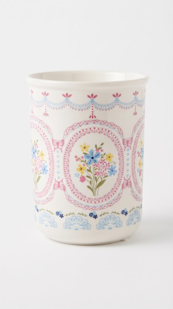 Hand Made Ceramic Mug Pink Cherry blossom