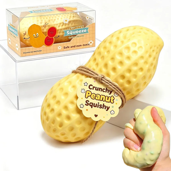 Crunchy Peanut Squishy, Slow Rising TPR Sensory Fidget Toy
Peanut Squishy Crunchy Tactile Feel, Slow-Rising Rebound, Desk Fidget, Sensory Play, Novelty Gift For Adults