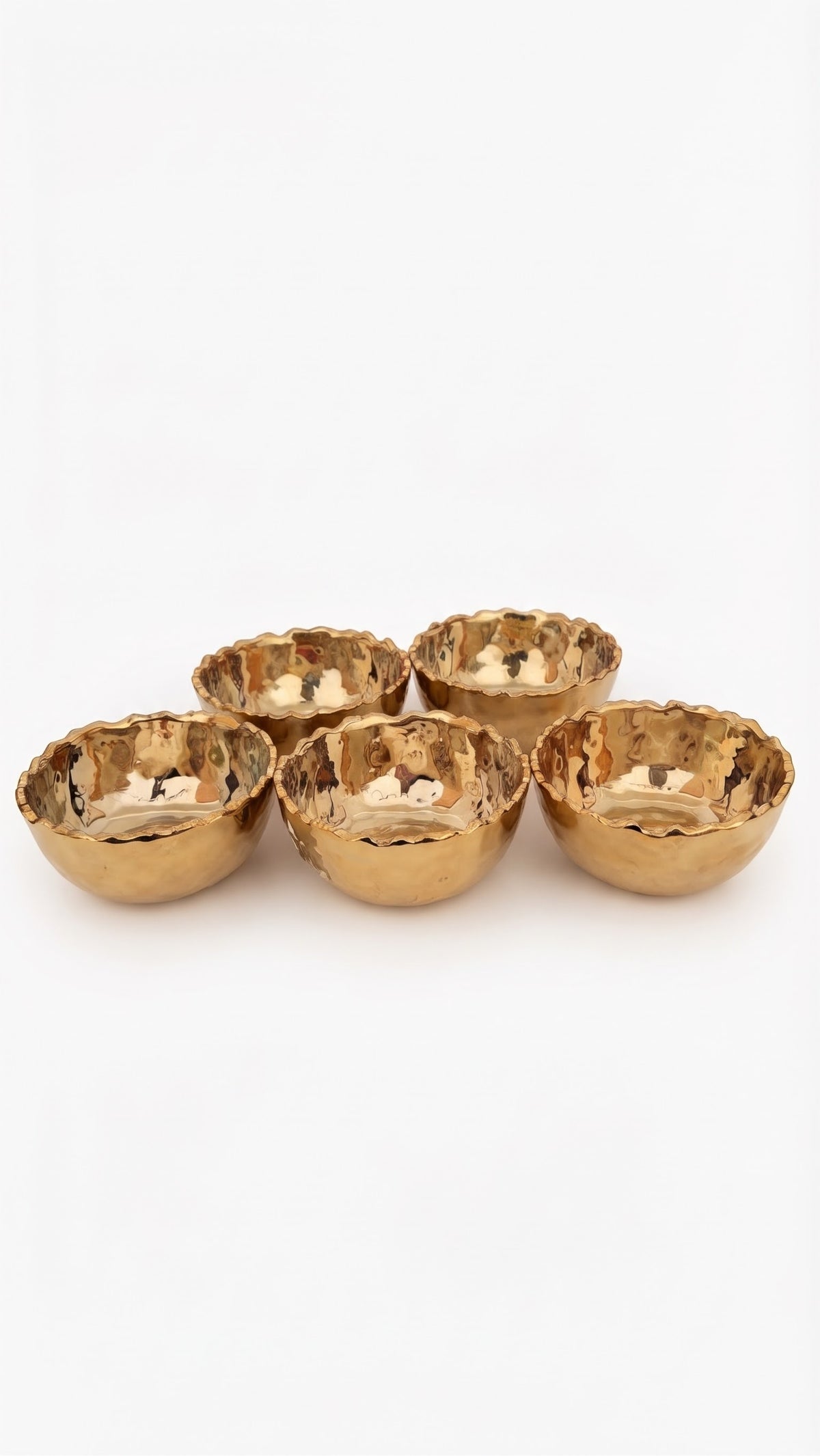 Mini Gold Bowls Set Of 5