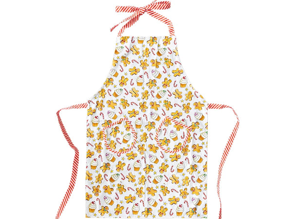 Apron Christmas Gingerbread Cupcakes