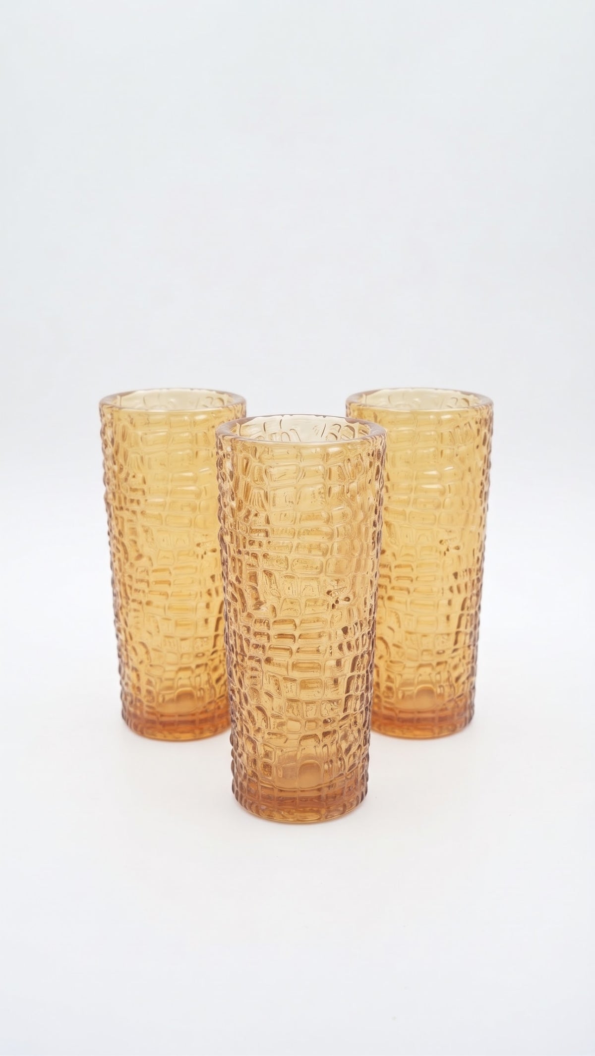 Autobiography Set of 3 2.37oz Yellow cups