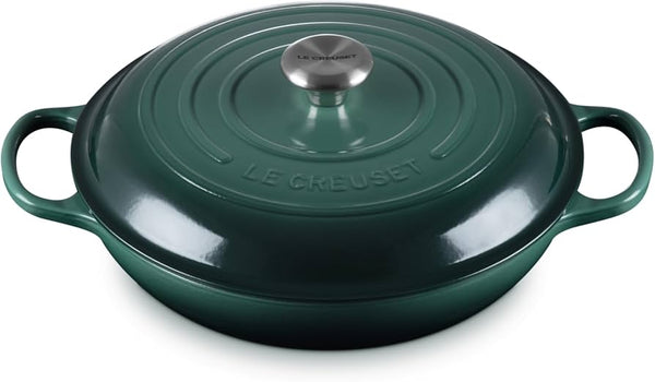 Le Creuset Enameled Cast Iron Signature Braiser, 3.5 qt.