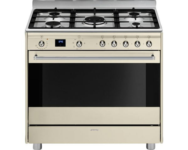 Smeg Concert Combination Cooker, 90 cm, SSA91MAP2