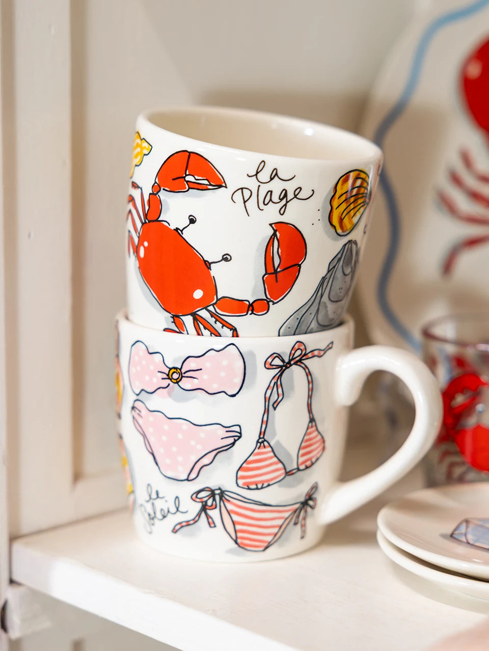 0.5 L Cappuccino Cup - La Plage Bikini