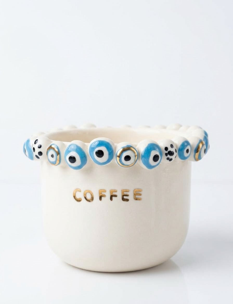 Sofie Home Jar With Eyes Coffe