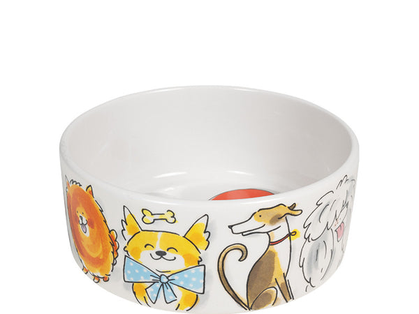 Feeding Bowl 15.5cm Animal Dogs