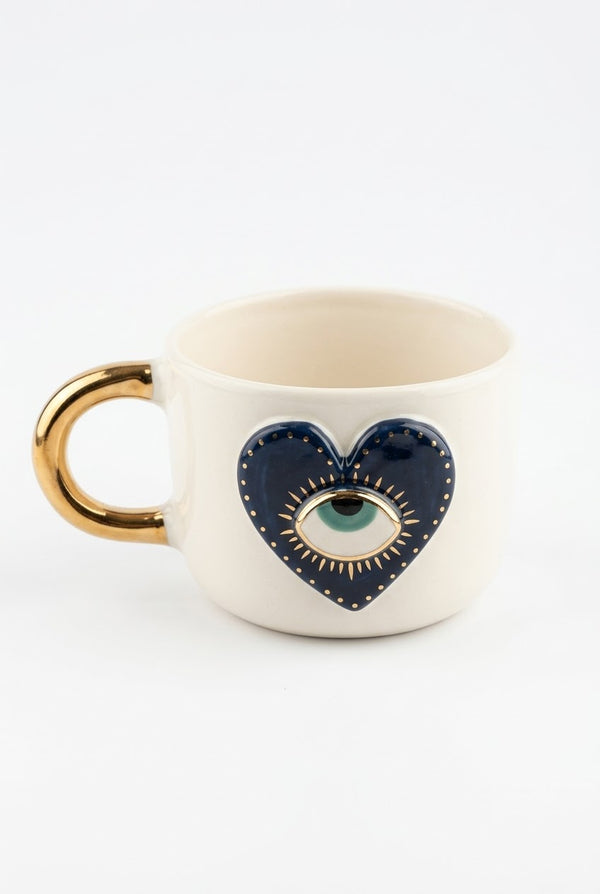 Sofie Home Blue Heart Mug
