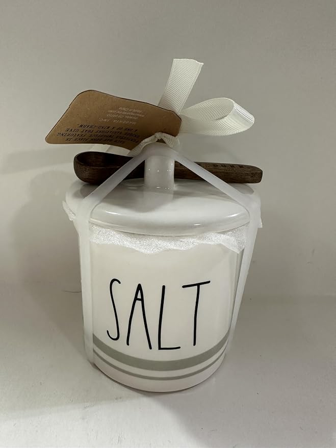 Rae dunn Salt Jar With Spoon