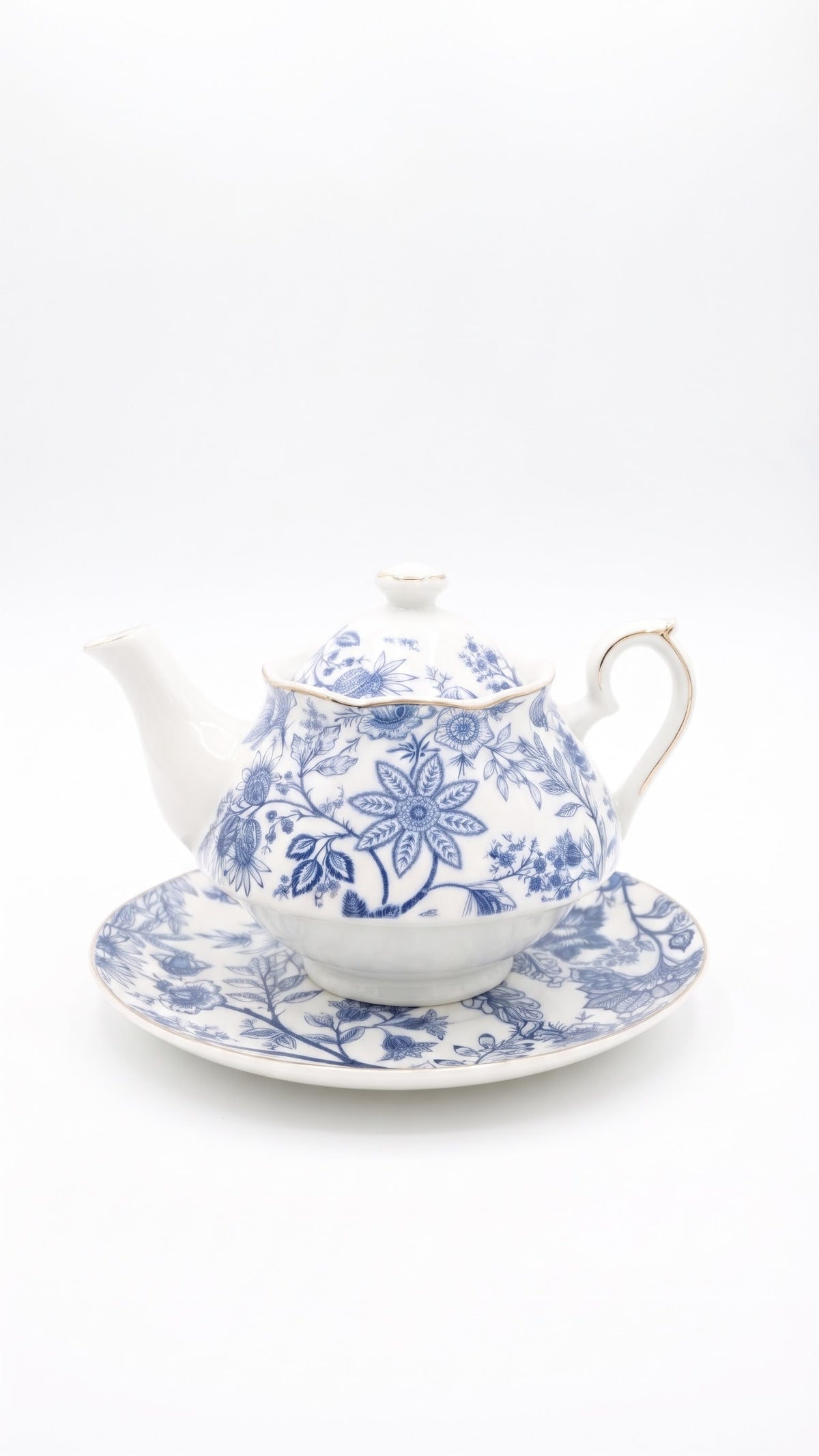 grace teaware teapot with saucer