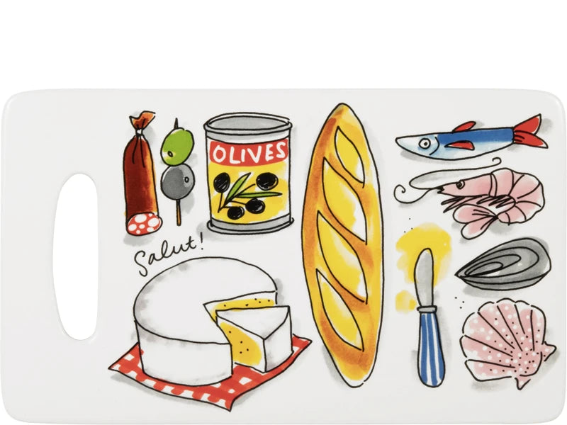 Blond Amsterdam 25cm Cheese Board "La Plage" Summer Party