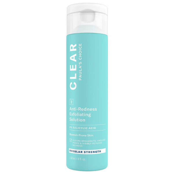 CLEAR Anti-Redness Exfoliating Solution with 2% Salicylic Acid