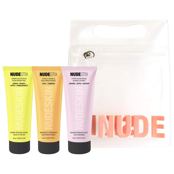 NUDESKIN 3-Step: Citrus Renew Set For Makeup