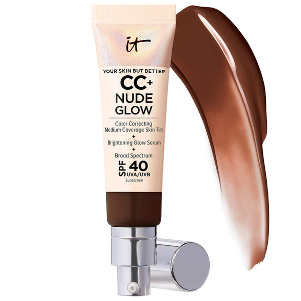 CC+ NUDE GLOW LIGHTWEIGHT FOUNDATION + GLOW SERUM WITH SPF 40