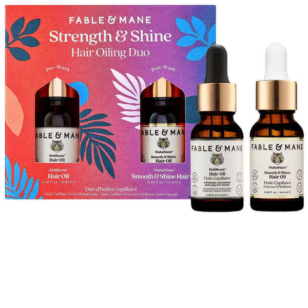 Mini Strength & Shine Hair Oiling Duo