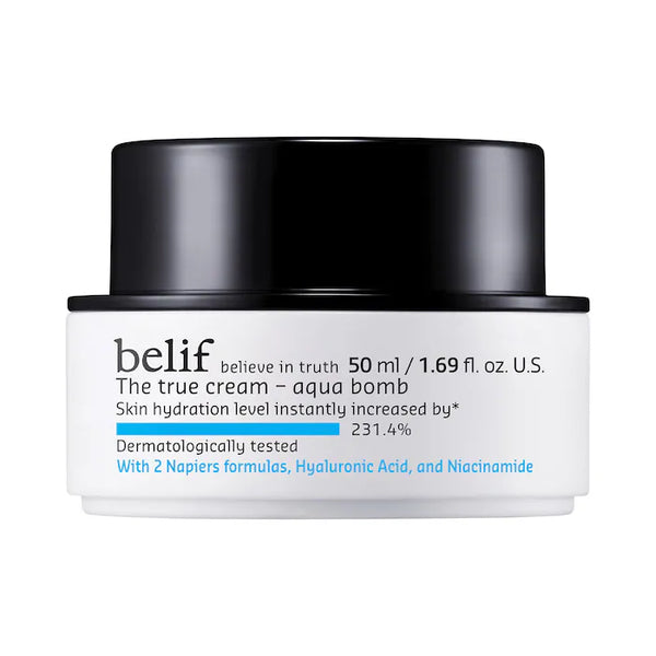 belif The True Cream Aqua Bomb with Hyaluronic Acid and Niacinamide