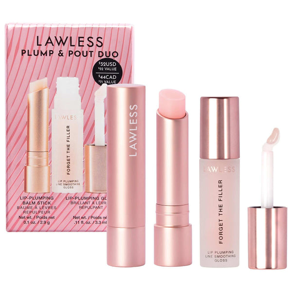 Plump & Pout Lip Balm and Lip Gloss Set