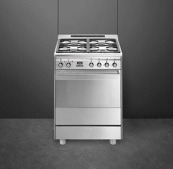 SUK61PX8 60cm Concert Dual Fuel Cooker Stainless Steel