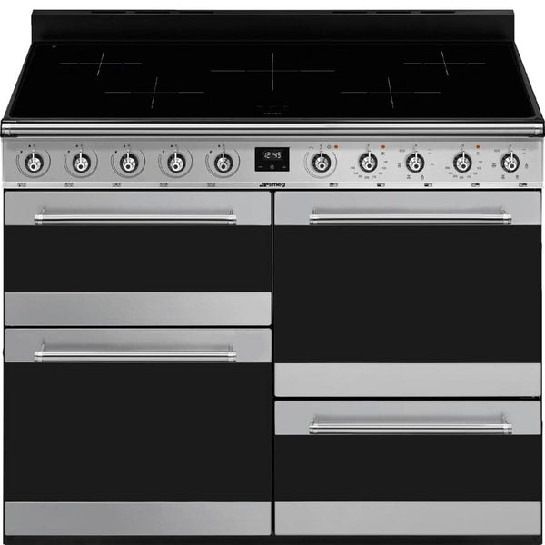 SYD4110I-1 110cm Symphony Electric Cooker Eclipse Glass STAINLESS STEEL