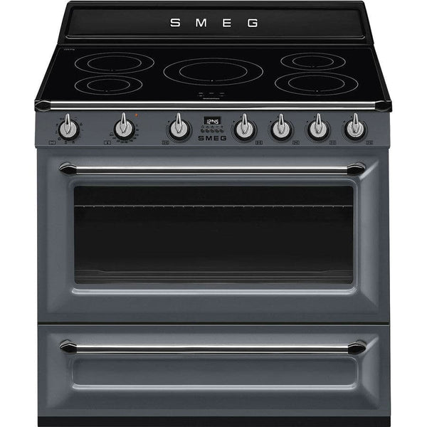 TR90IGR2 90cm Victoria Electric Range Cooker Slate Grey