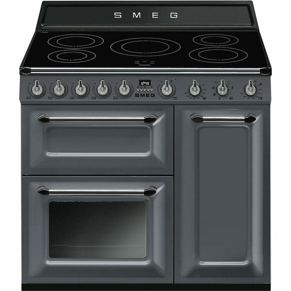 TR93IGR2 90cm Victoria Electric Range Cooker Slate Grey