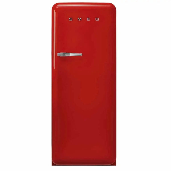 FAB28RRD5UK 60cm 50s Style Right Hand Hinge Fridge with Icebox Red